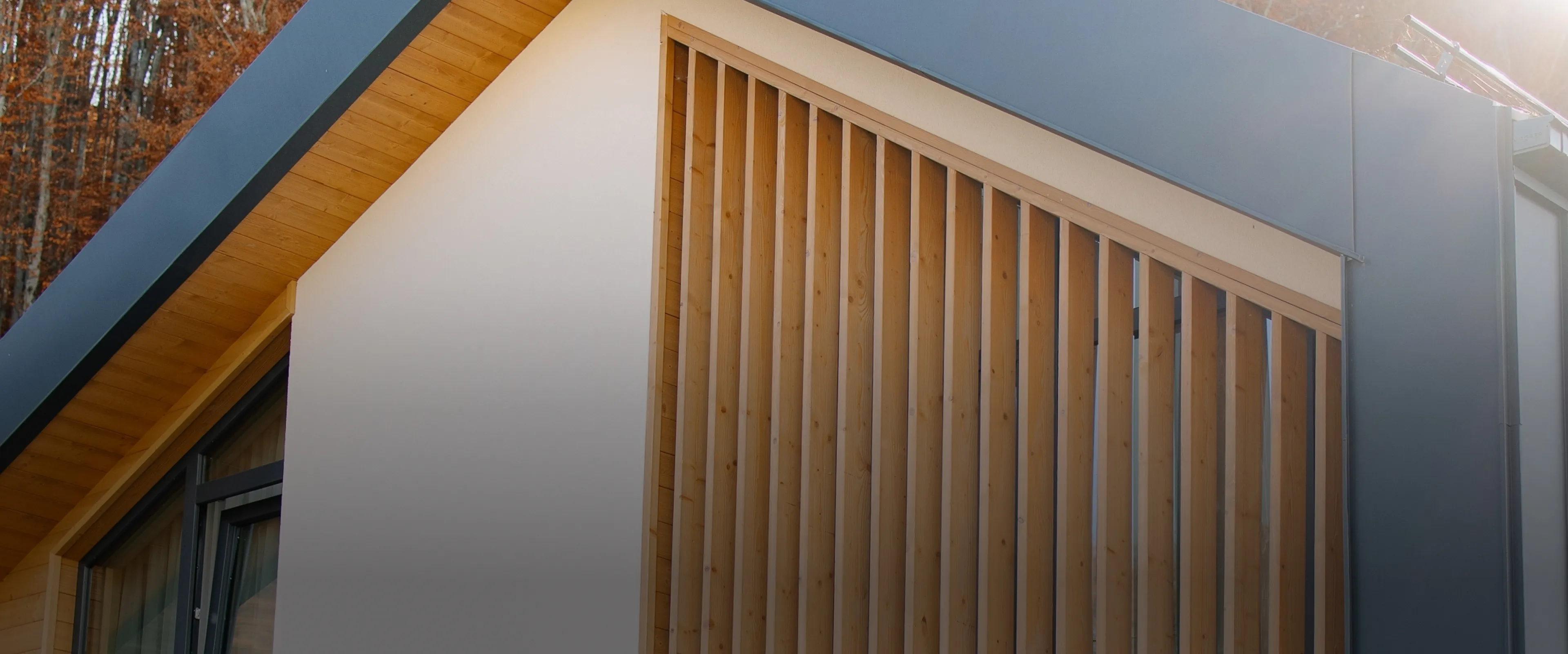 Privacy, shade, and definition built from a single material system