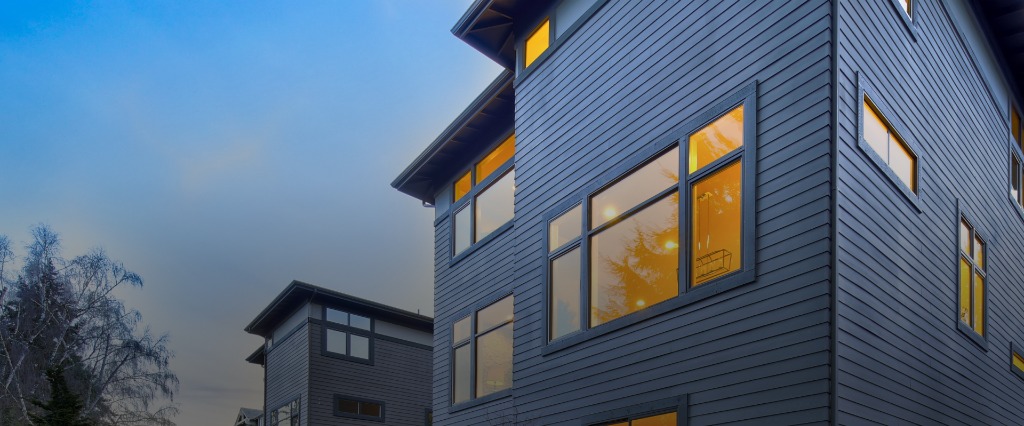 Architectural Resysta composite siding facade
