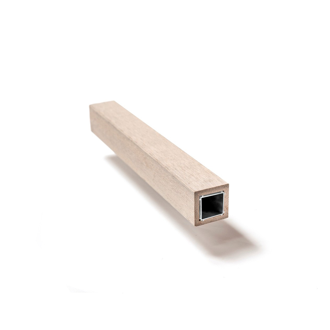 CLADDING 1 CH BOTTOM RAIL GENERAL CONSTRUCTION WITH ALUMINUM INSERT