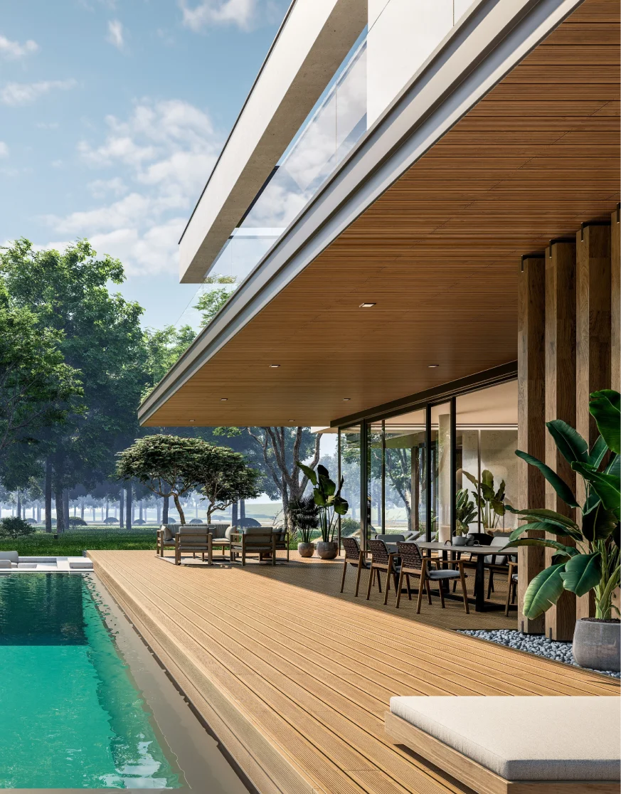 Resysta architectural installation facade